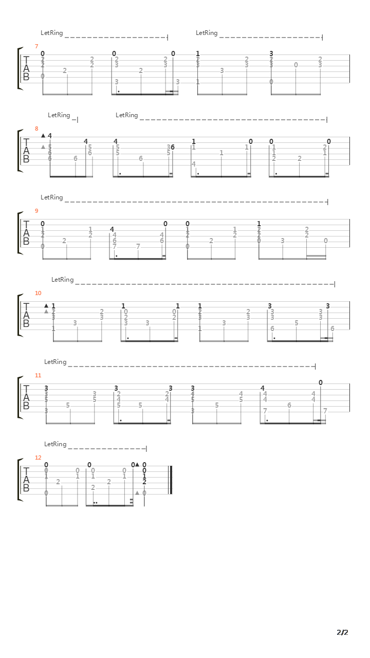 Opus 28 No 9 Prelude吉他谱