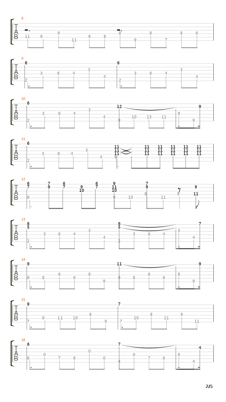 Opus 28 No 13 Prelude吉他谱