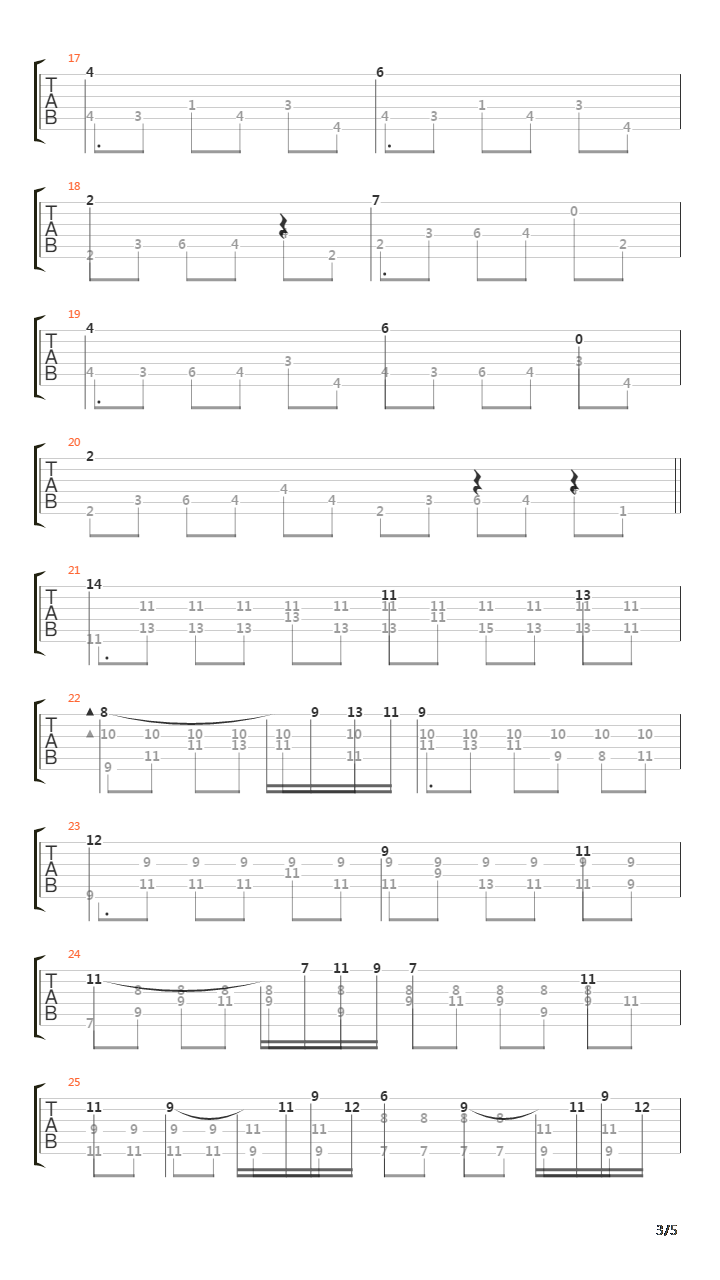 Opus 28 No 13 Prelude吉他谱