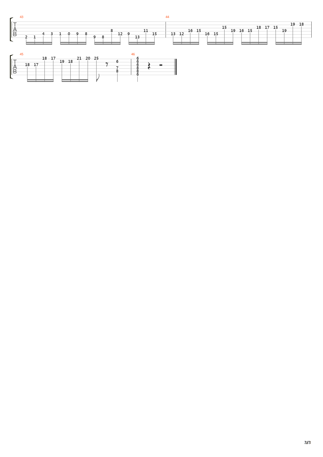 Opus 28 No 16 Prelude吉他谱