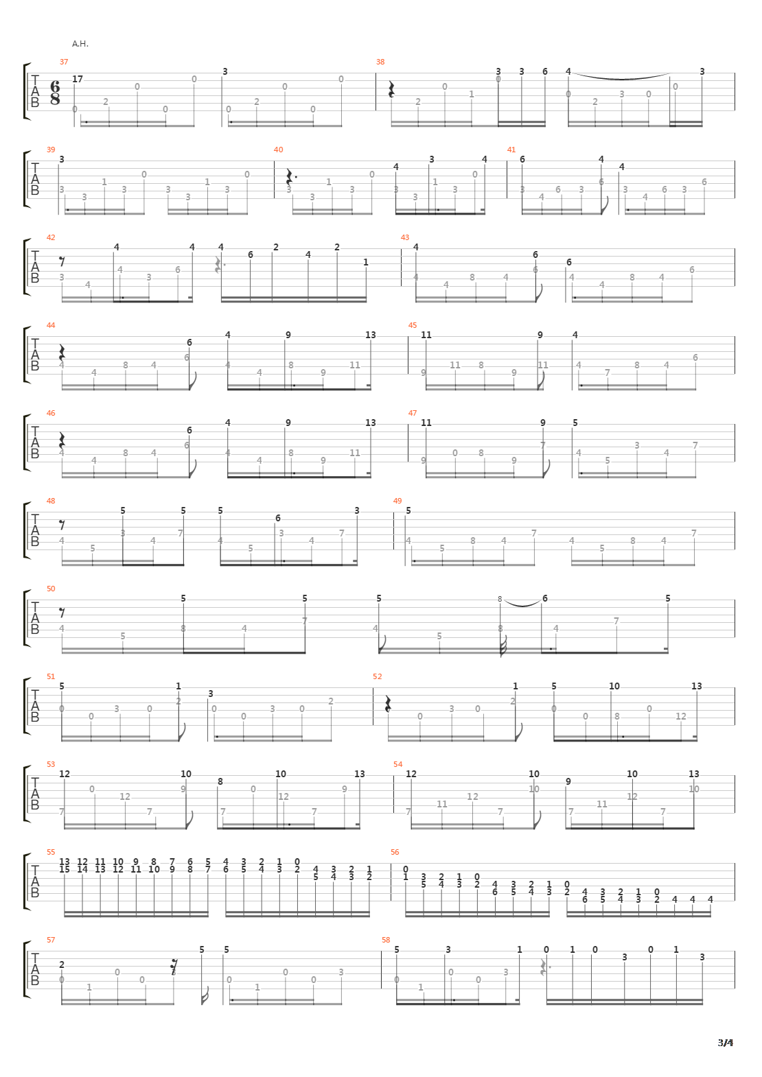 Opus 28 No 24 Prelude吉他谱