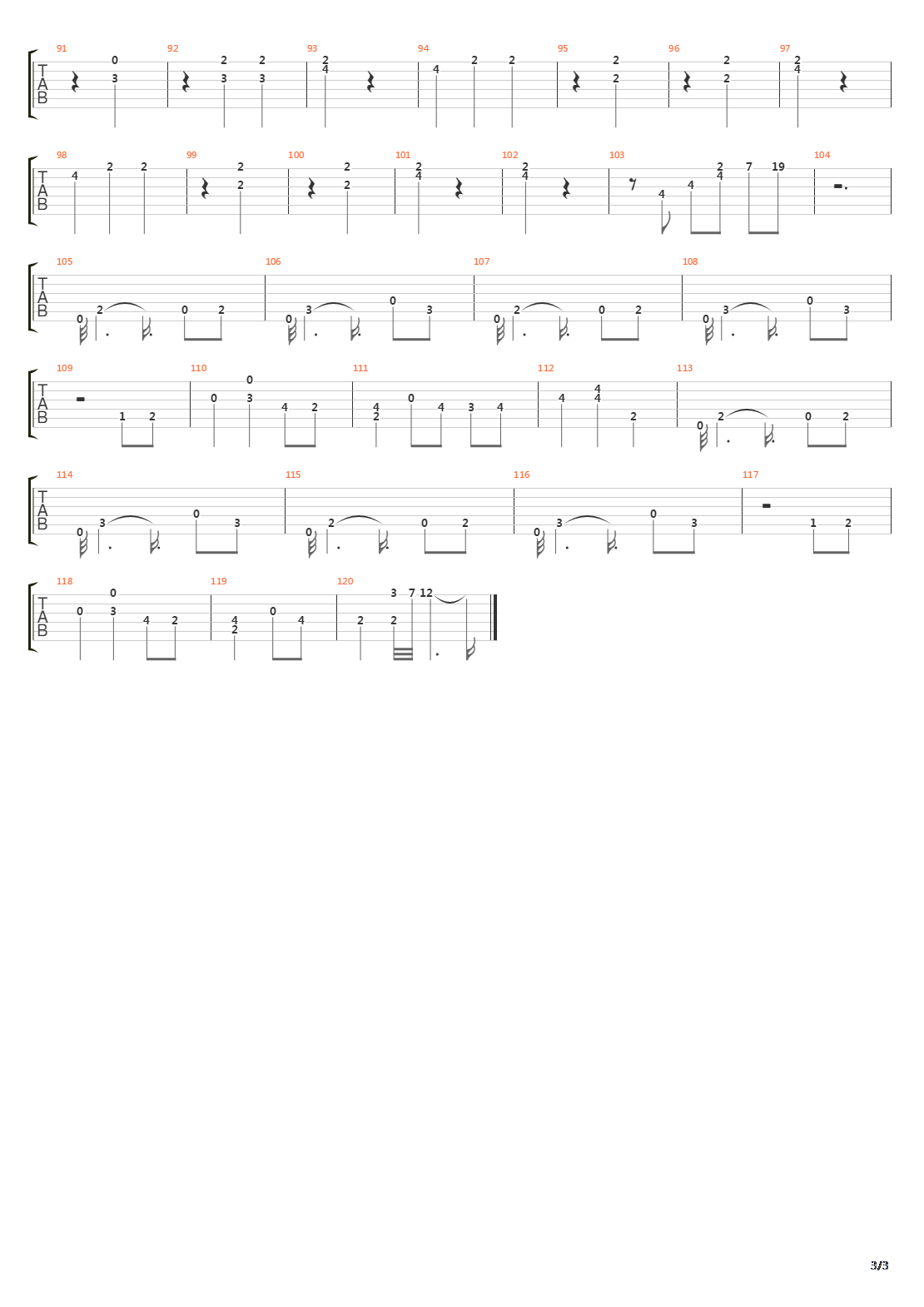 Opus 34 No 2 (Valse)吉他谱