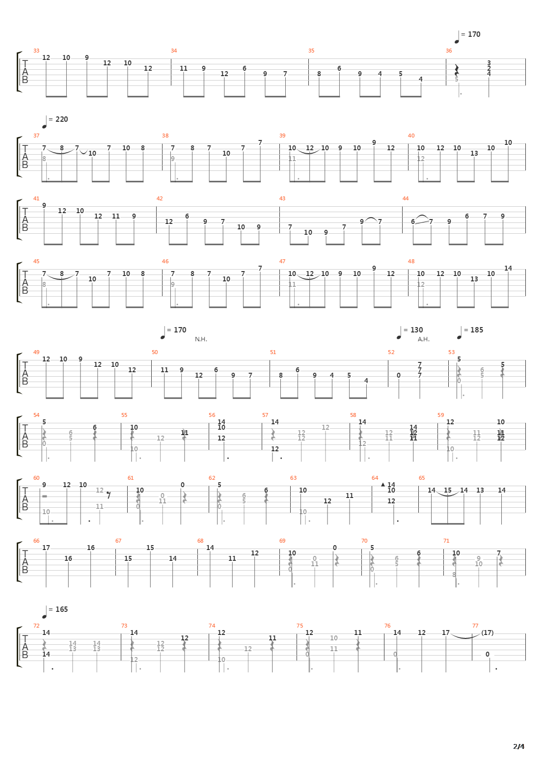 Opus 64 No 1吉他谱