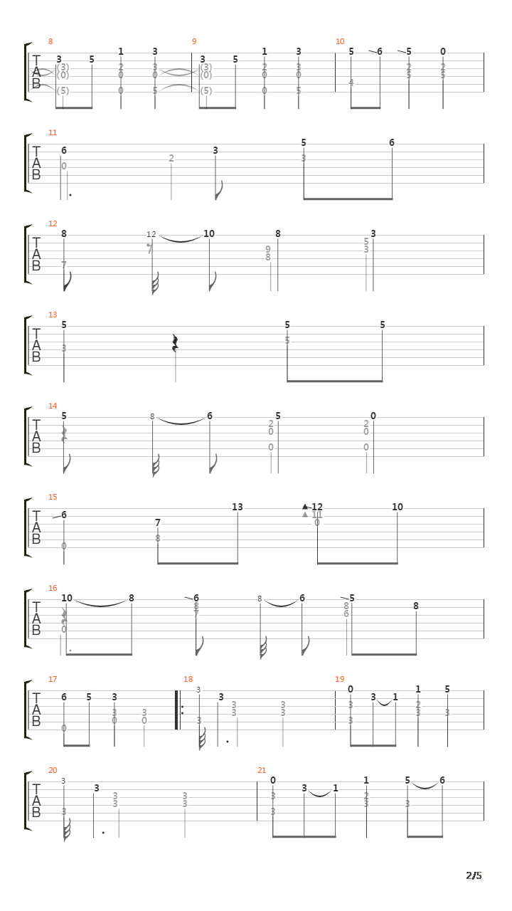 Opus 67 No 2 Mazurka吉他谱