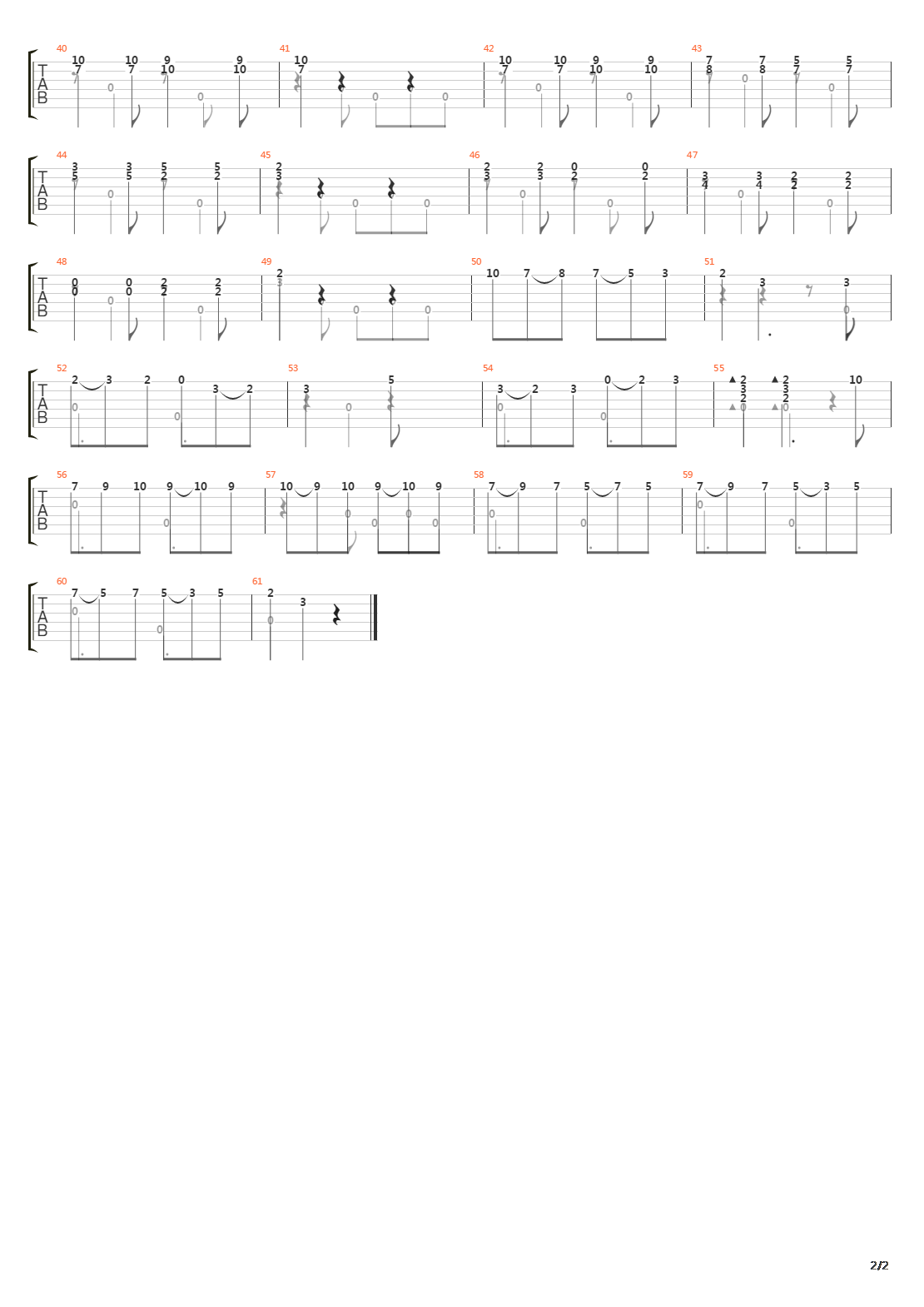 Canarios吉他谱