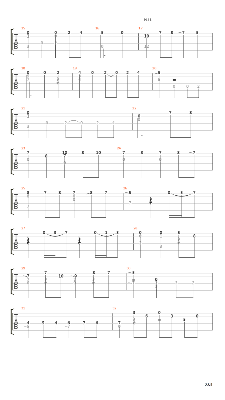 Pavanas吉他谱