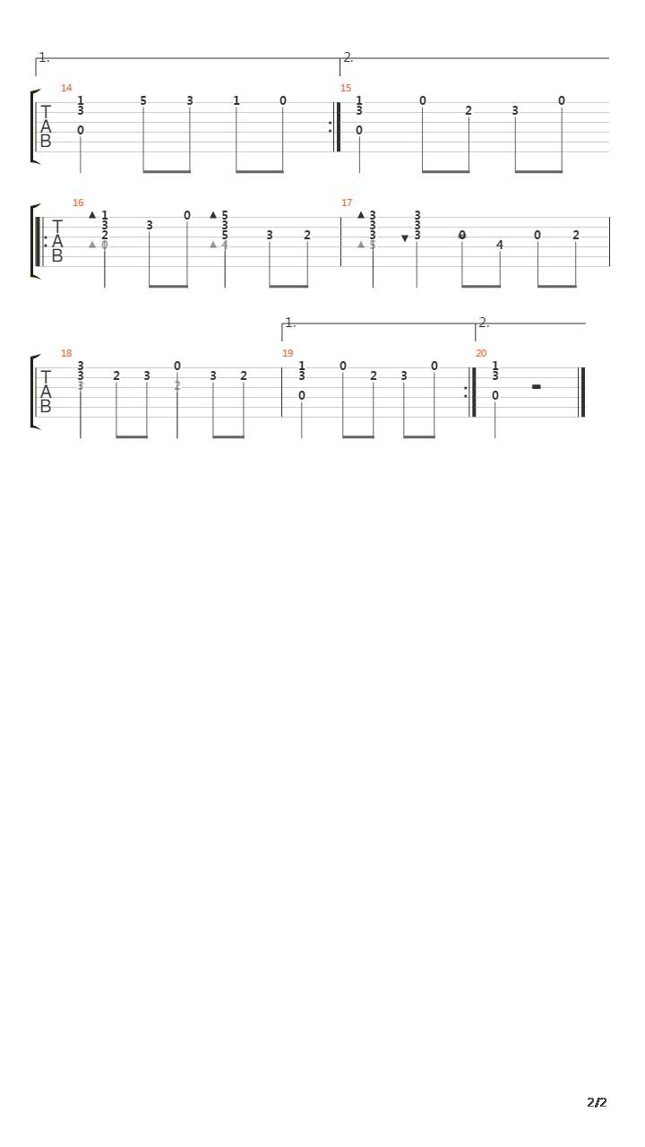 Suite Espanola 04 Passacalles吉他谱