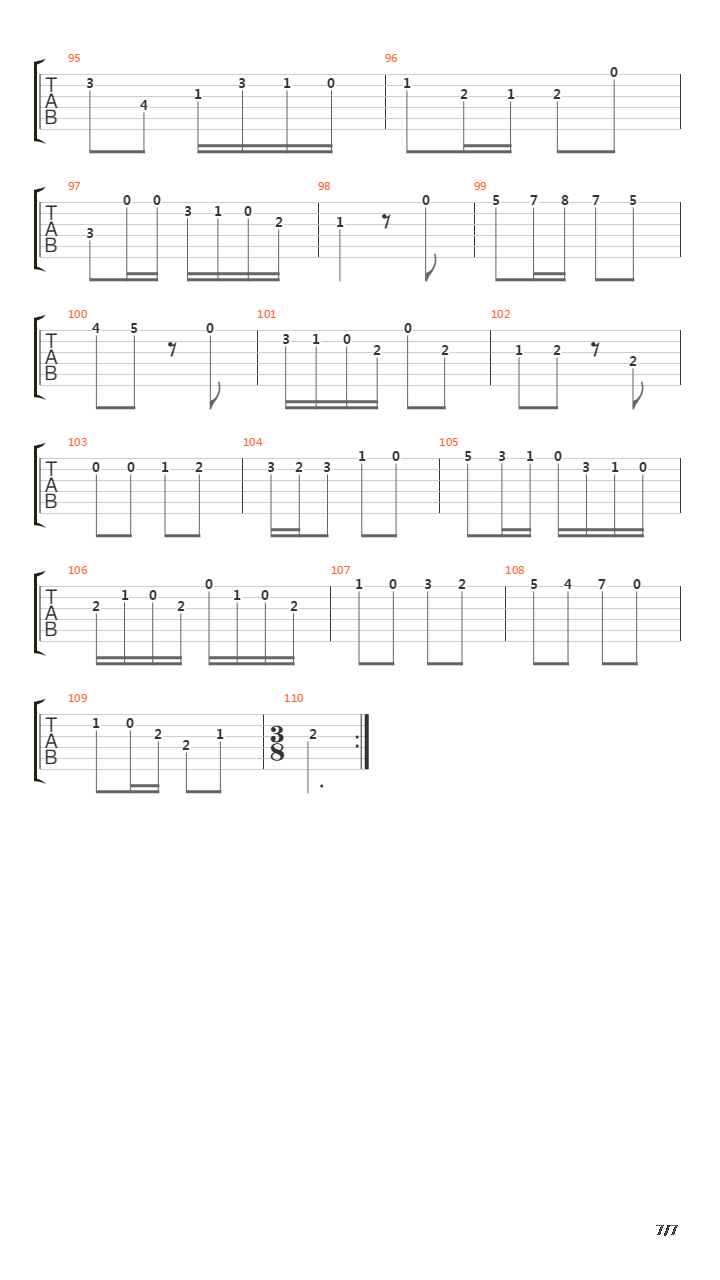 Fantasie (TWV 40 3)吉他谱