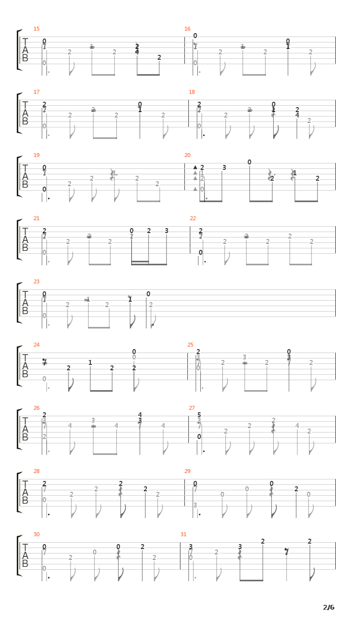 Hirtensinfonie吉他谱