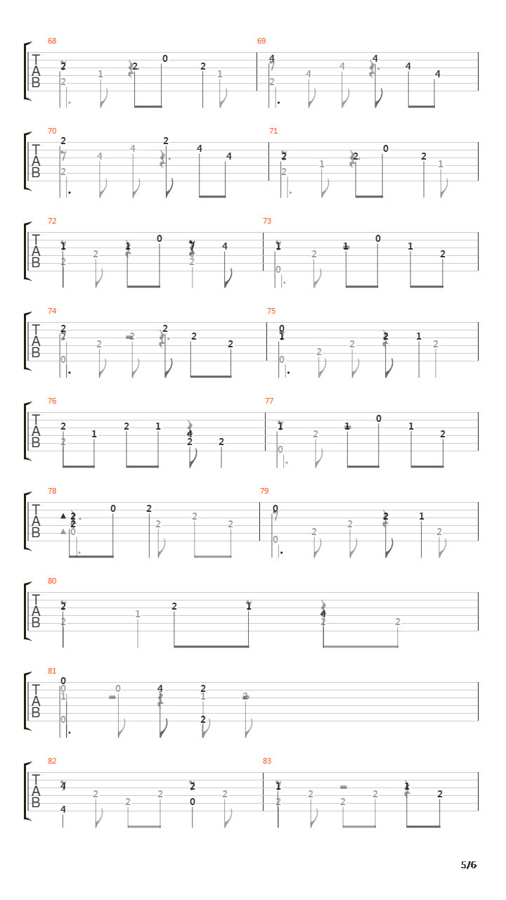 Hirtensinfonie吉他谱
