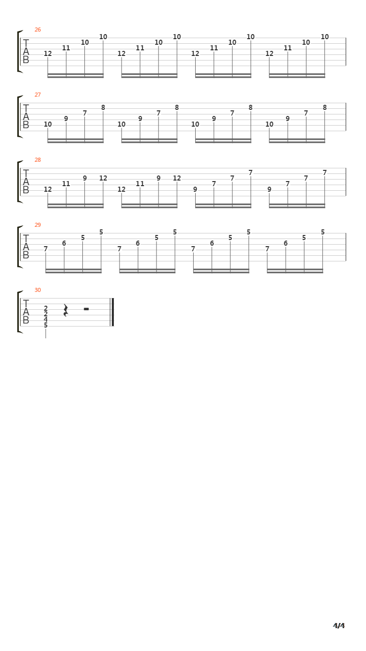 Zadok The Priest吉他谱