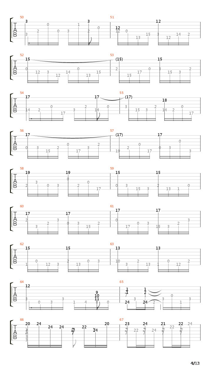 Bachianas Brasileiras No 4 (Danza)吉他谱