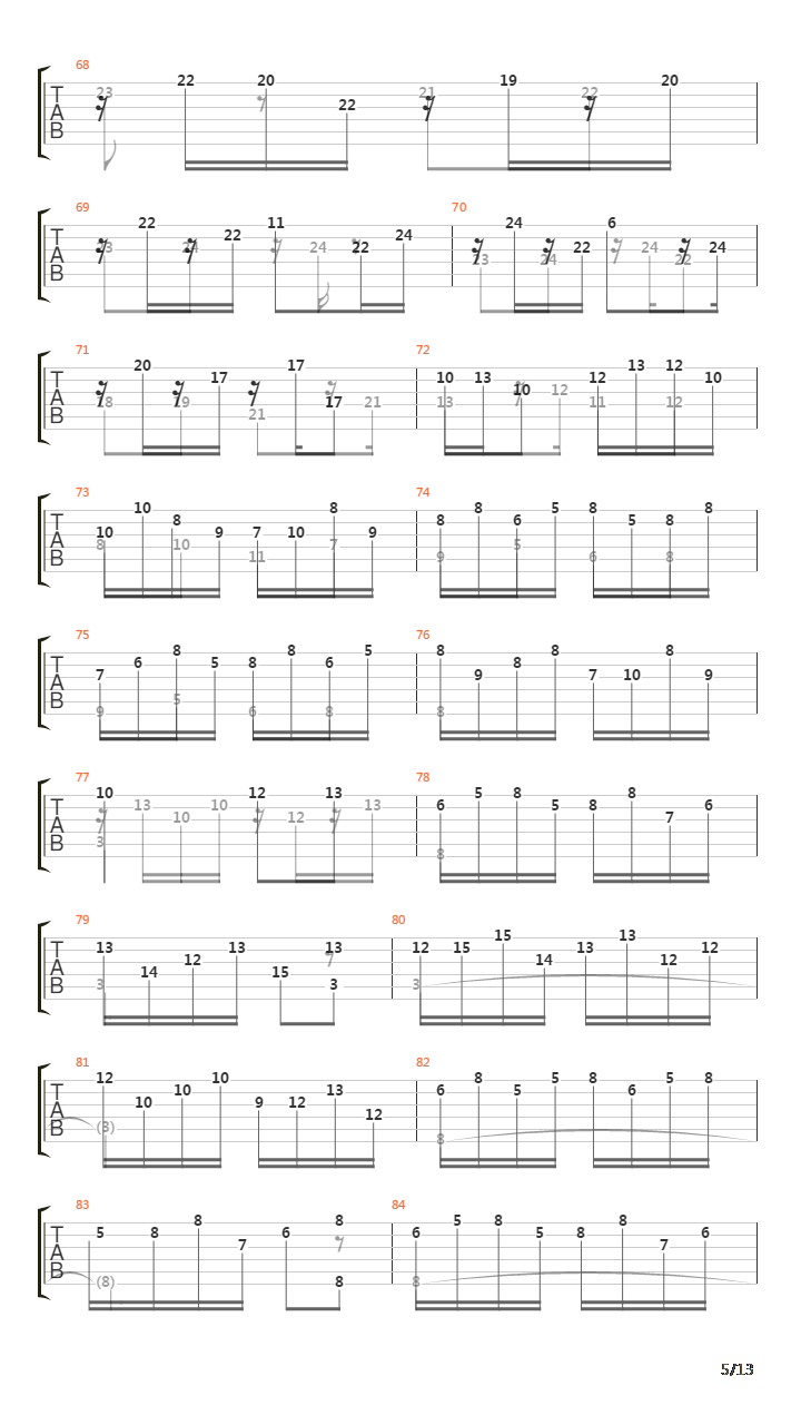 Bachianas Brasileiras No 4 (Danza)吉他谱