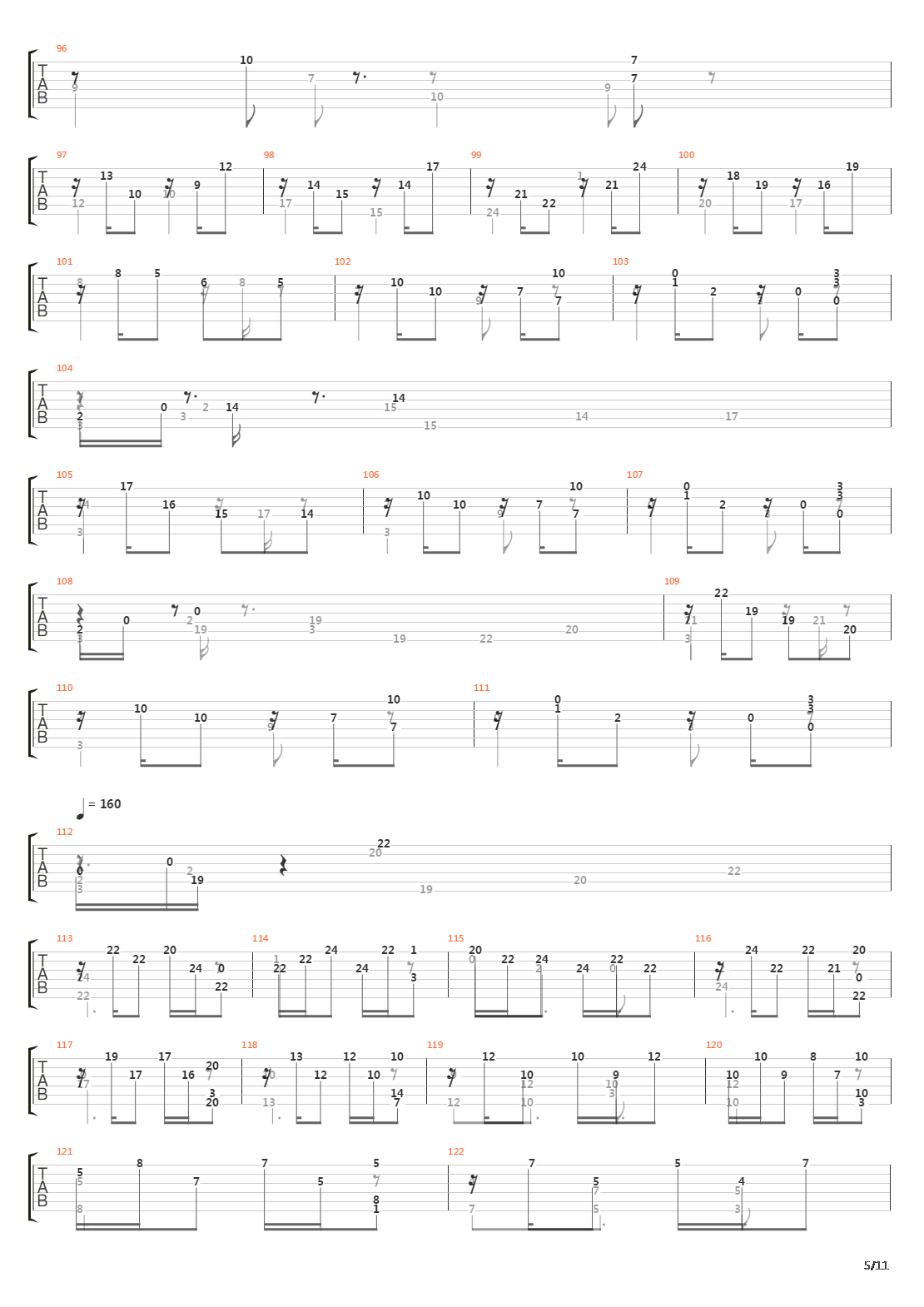 Brazilian Cycle吉他谱