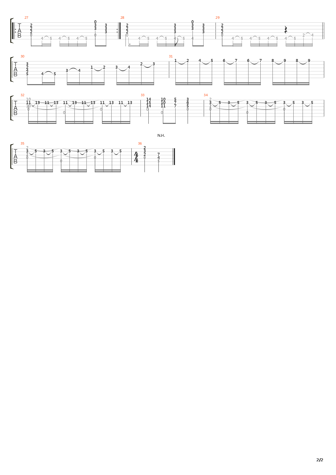 Etude No 3吉他谱