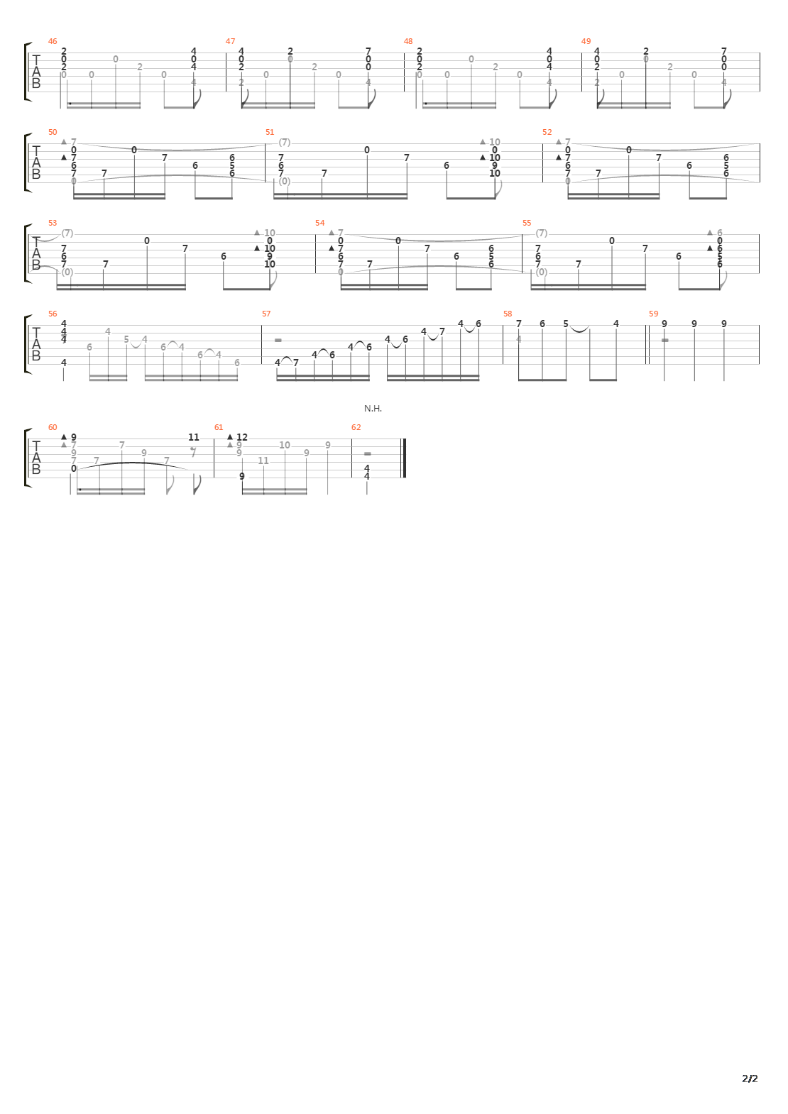 Etude No 8 in E吉他谱