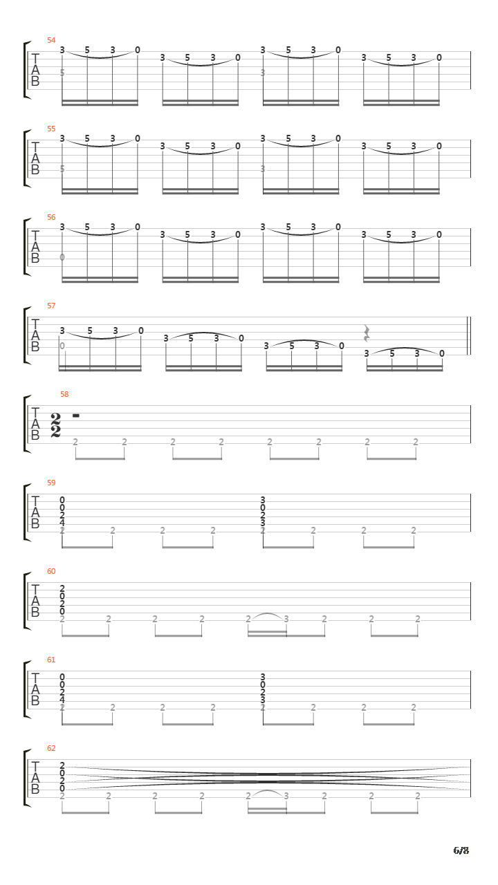 Etude No 10吉他谱