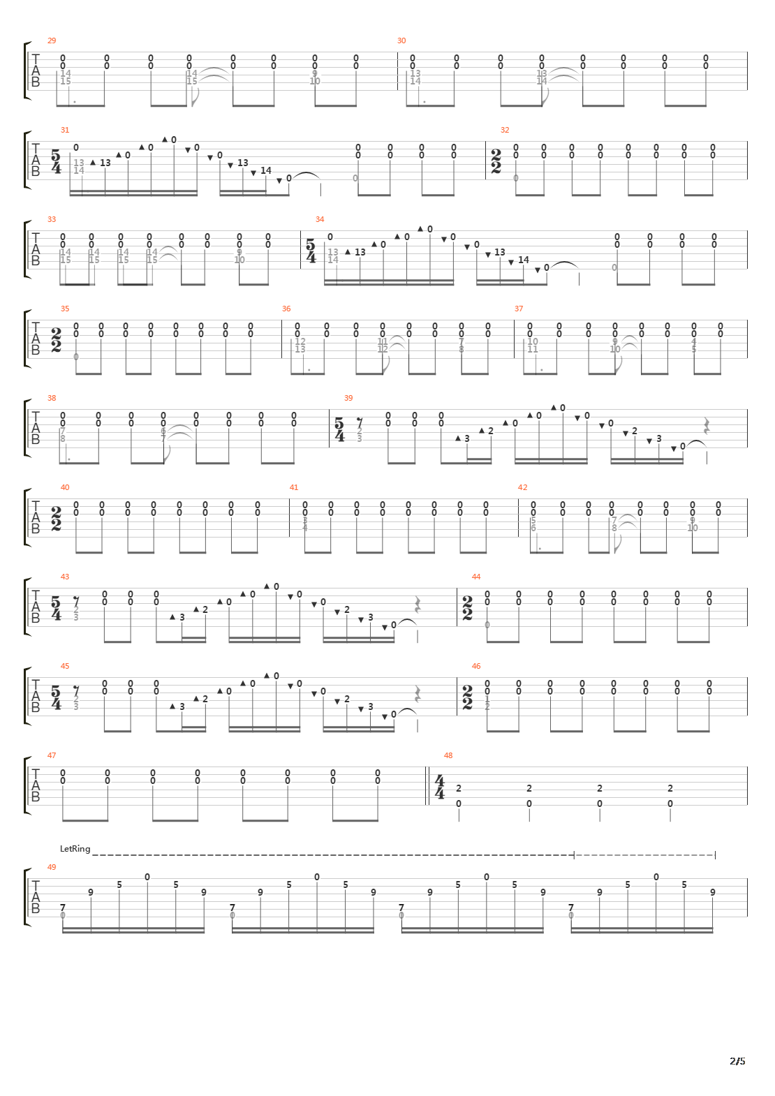 Etude No 11 In Em吉他谱