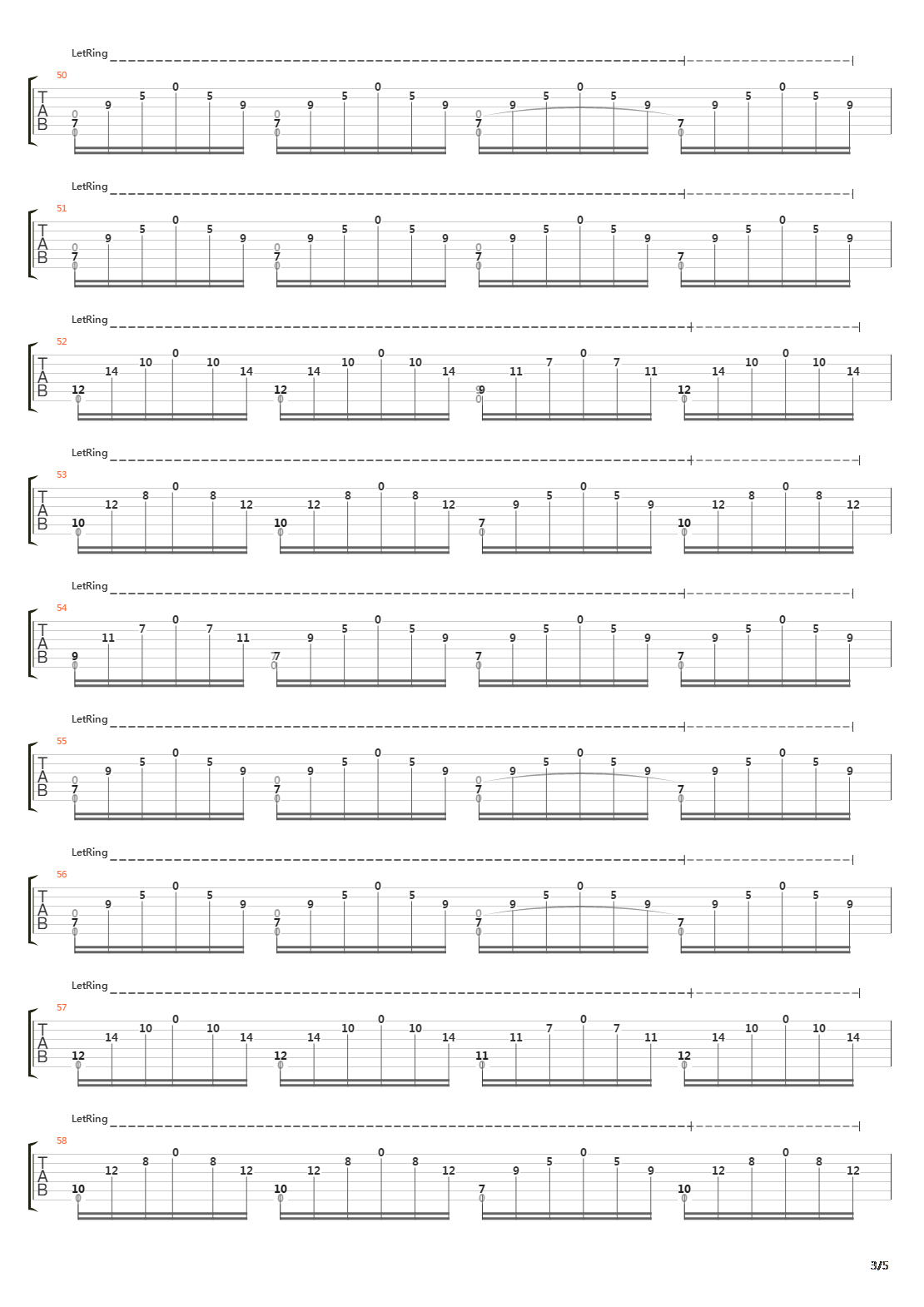 Etude No 11 In Em吉他谱