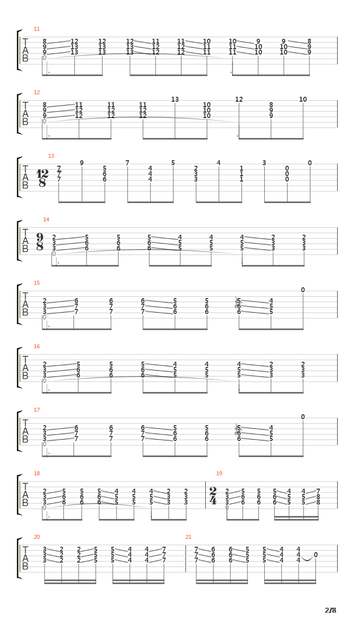 Etude No 12 In Am吉他谱