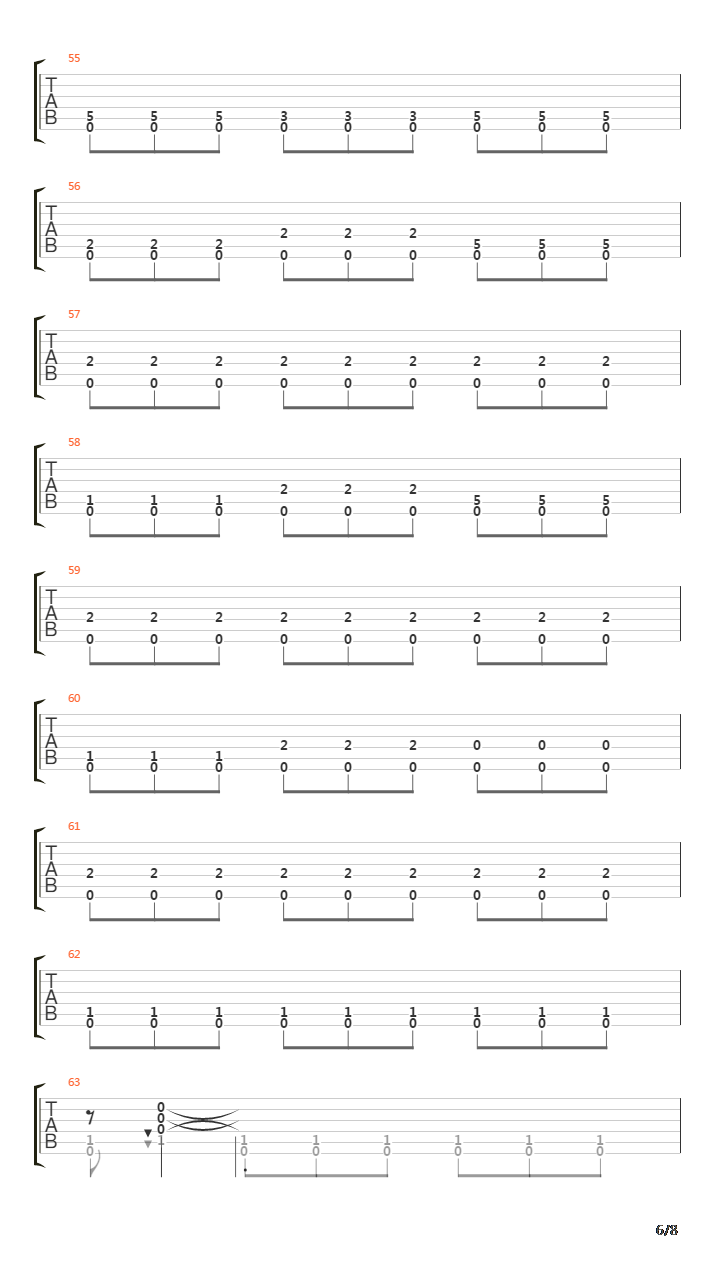 Etude No 12 In Am吉他谱