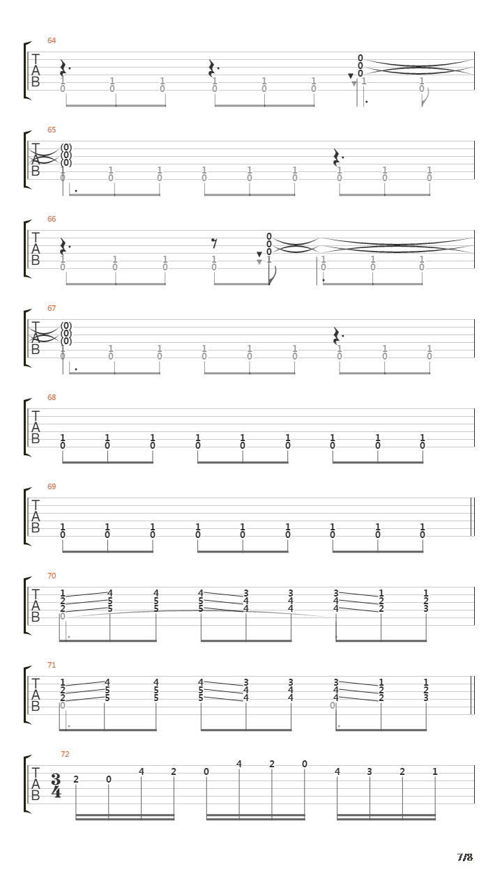 Etude No 12 In Am吉他谱