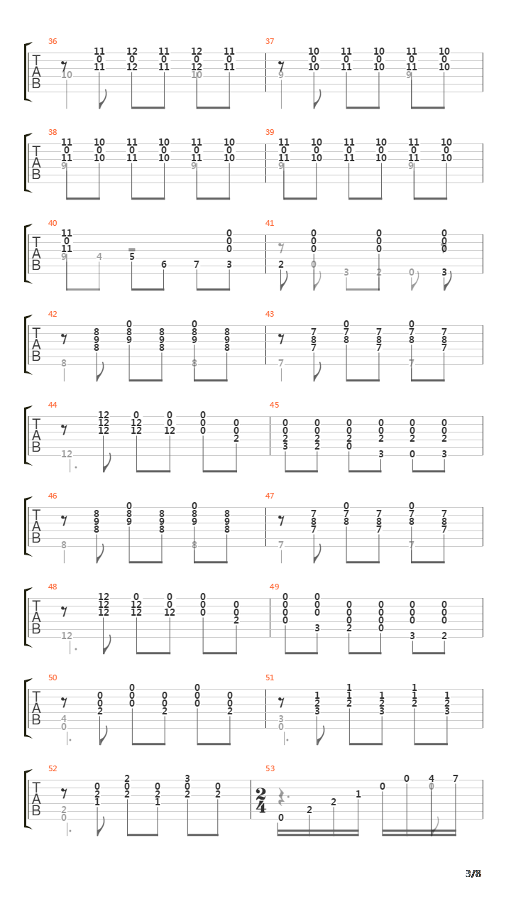 Prelude No 1 E Minor吉他谱