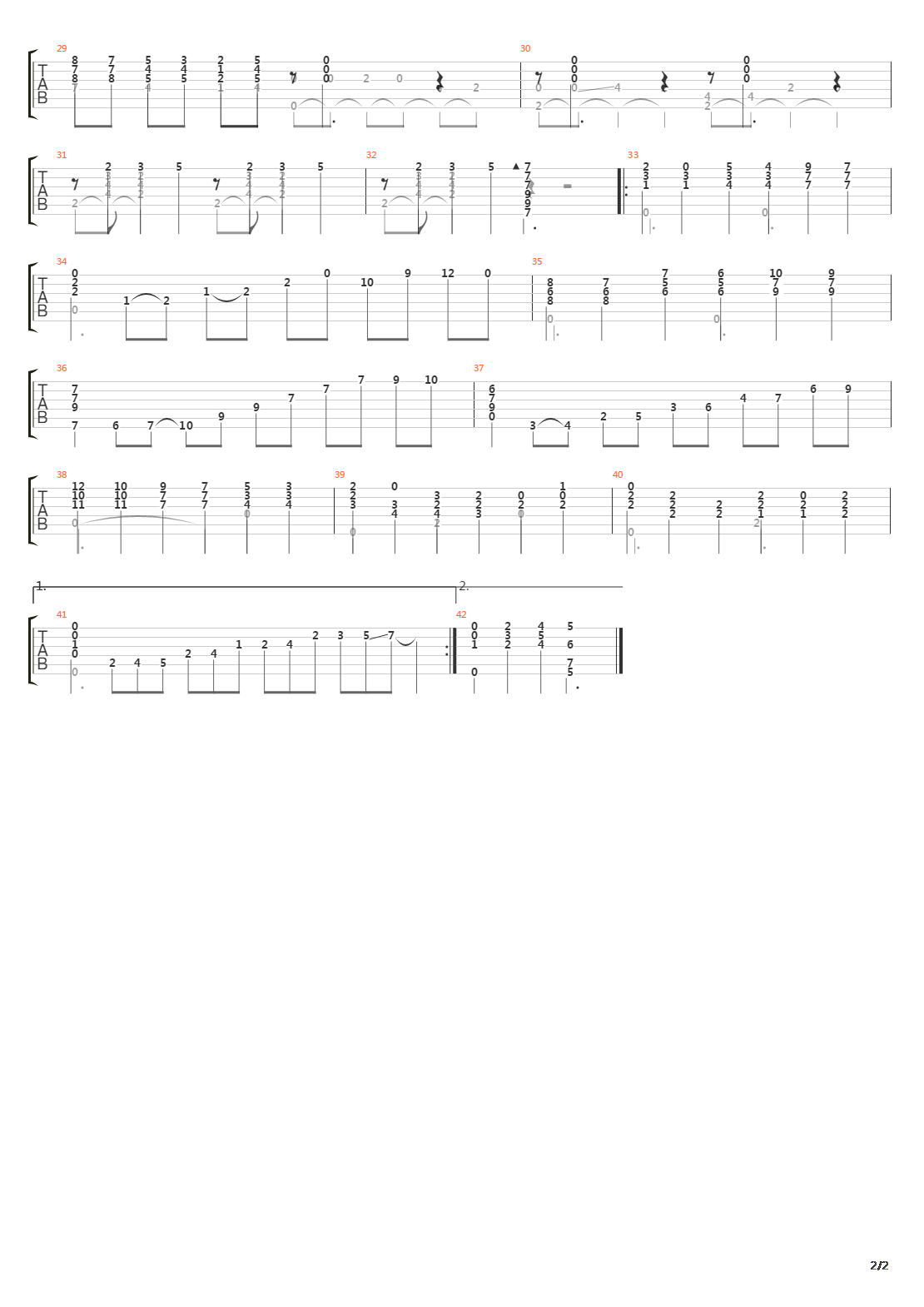 Preludio No 5 in D吉他谱