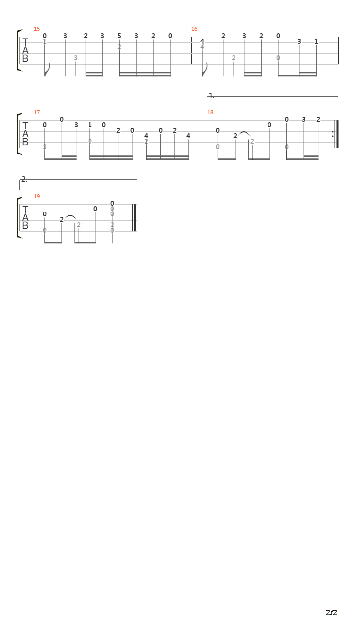 Hornpipe吉他谱