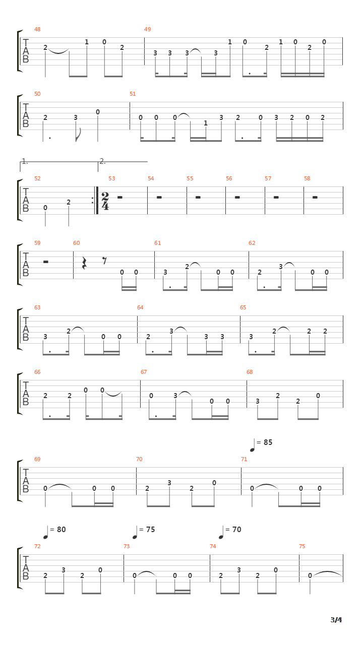 Alturas吉他谱