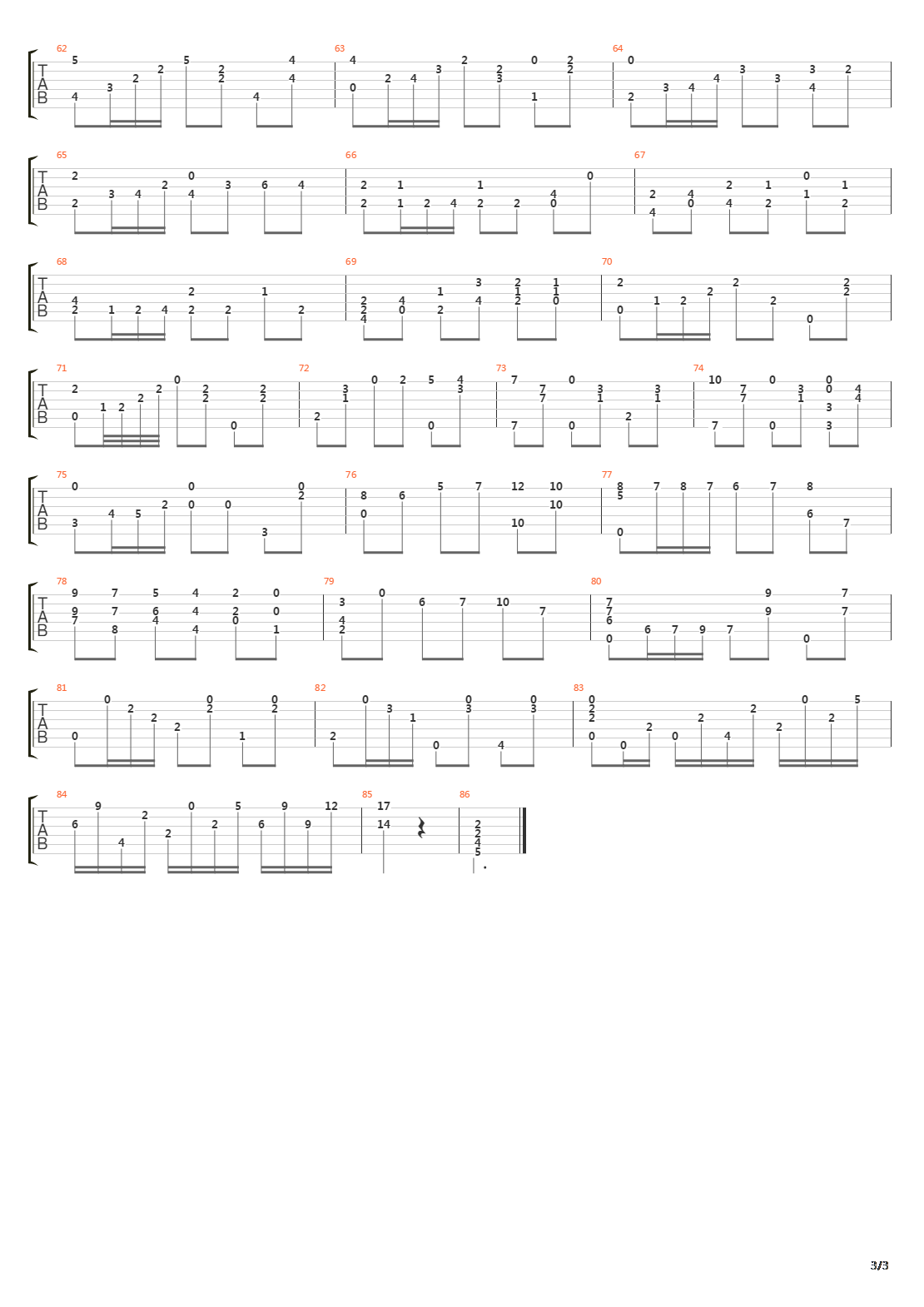 Cadiz吉他谱