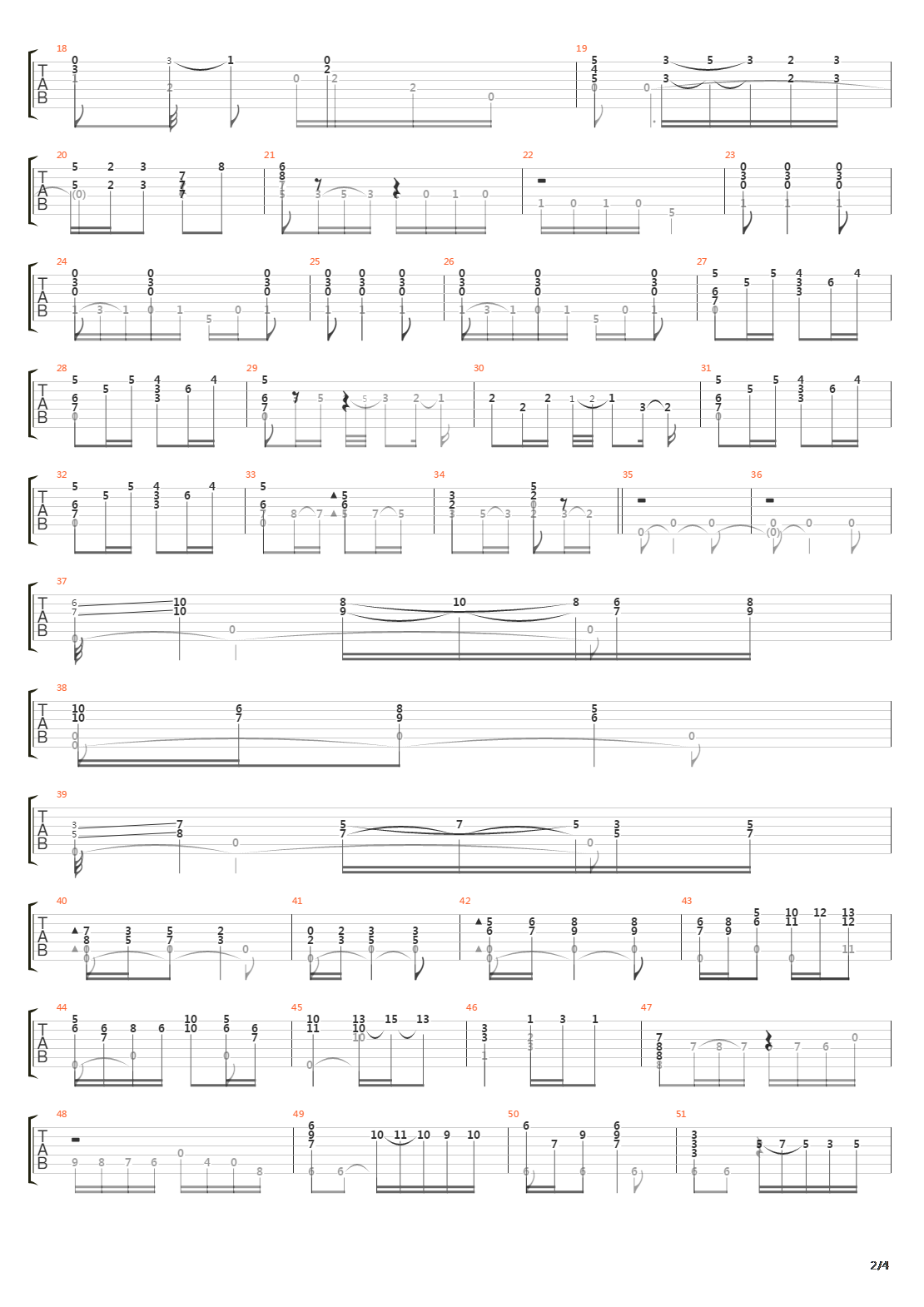 Opus 92 07 Zambra Granadina吉他谱