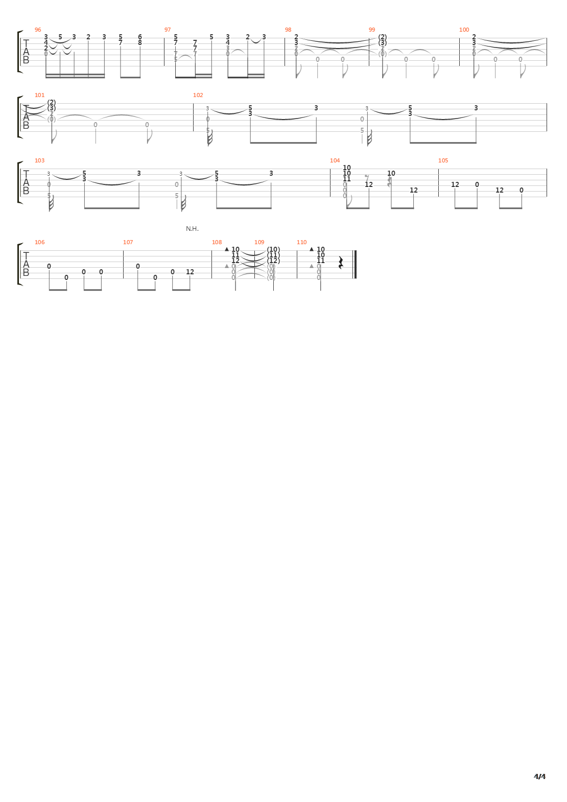 Opus 92 07 Zambra Granadina吉他谱