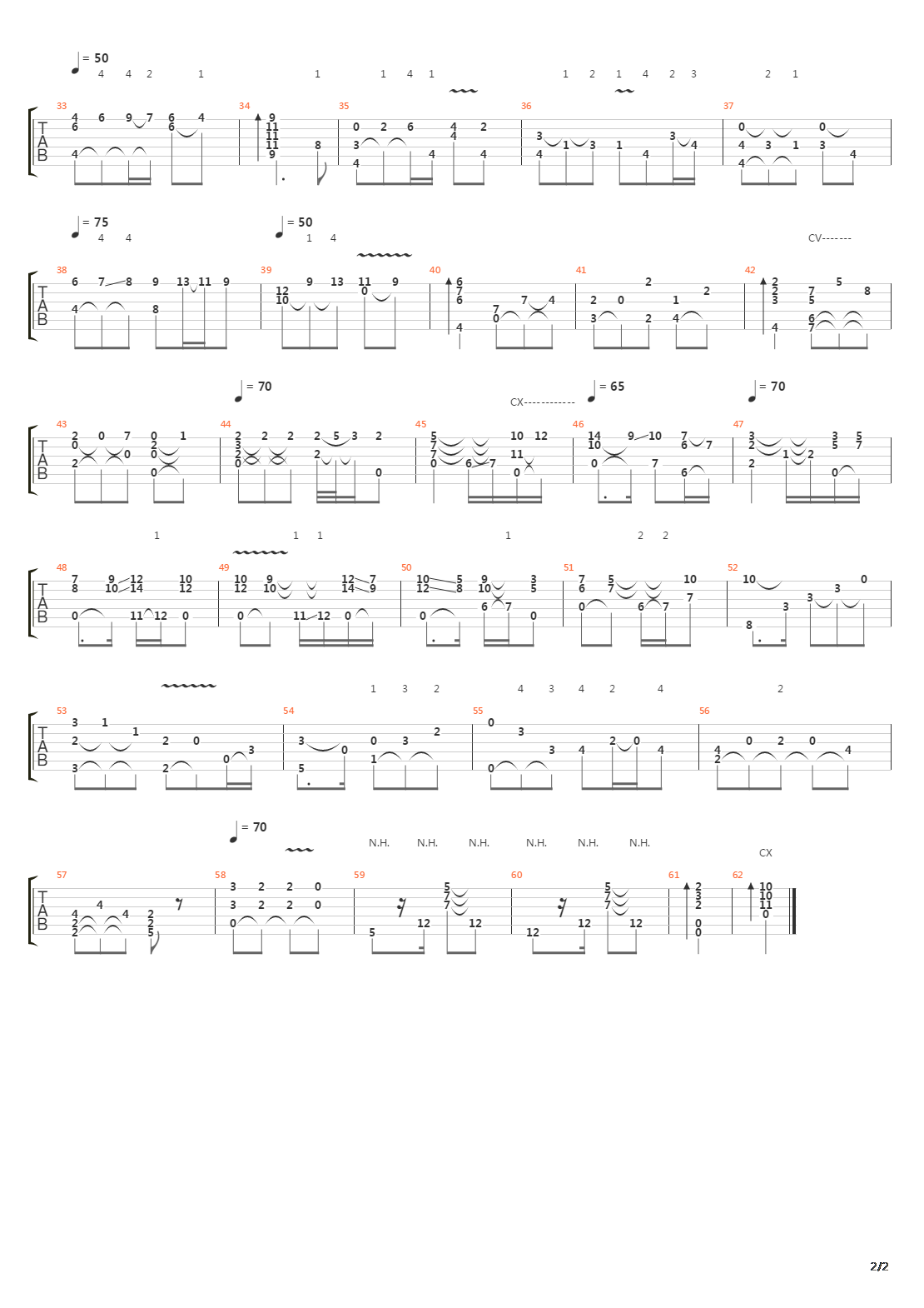 Tango (No.2 De La Suite _'Espana_')吉他谱