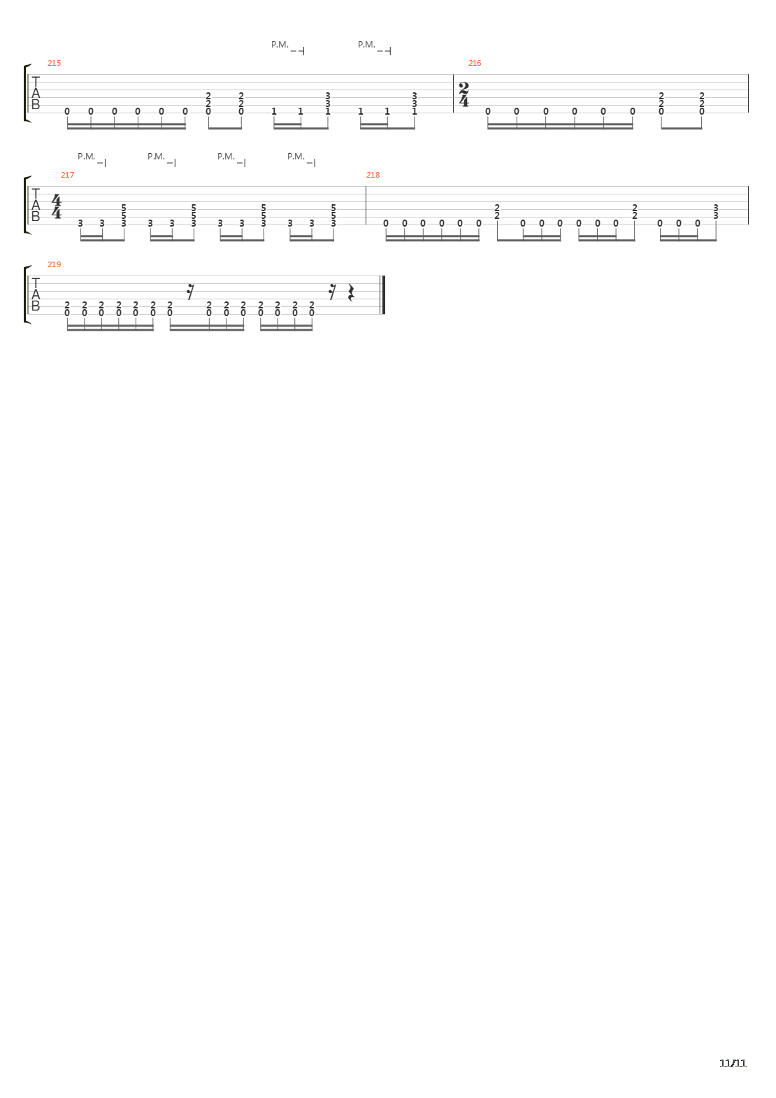 One吉他谱