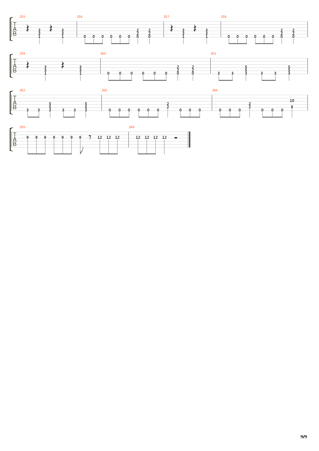 One吉他谱