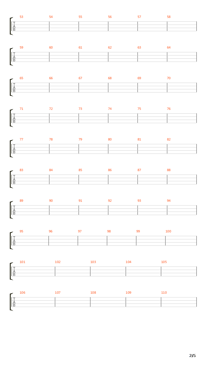 Orion吉他谱