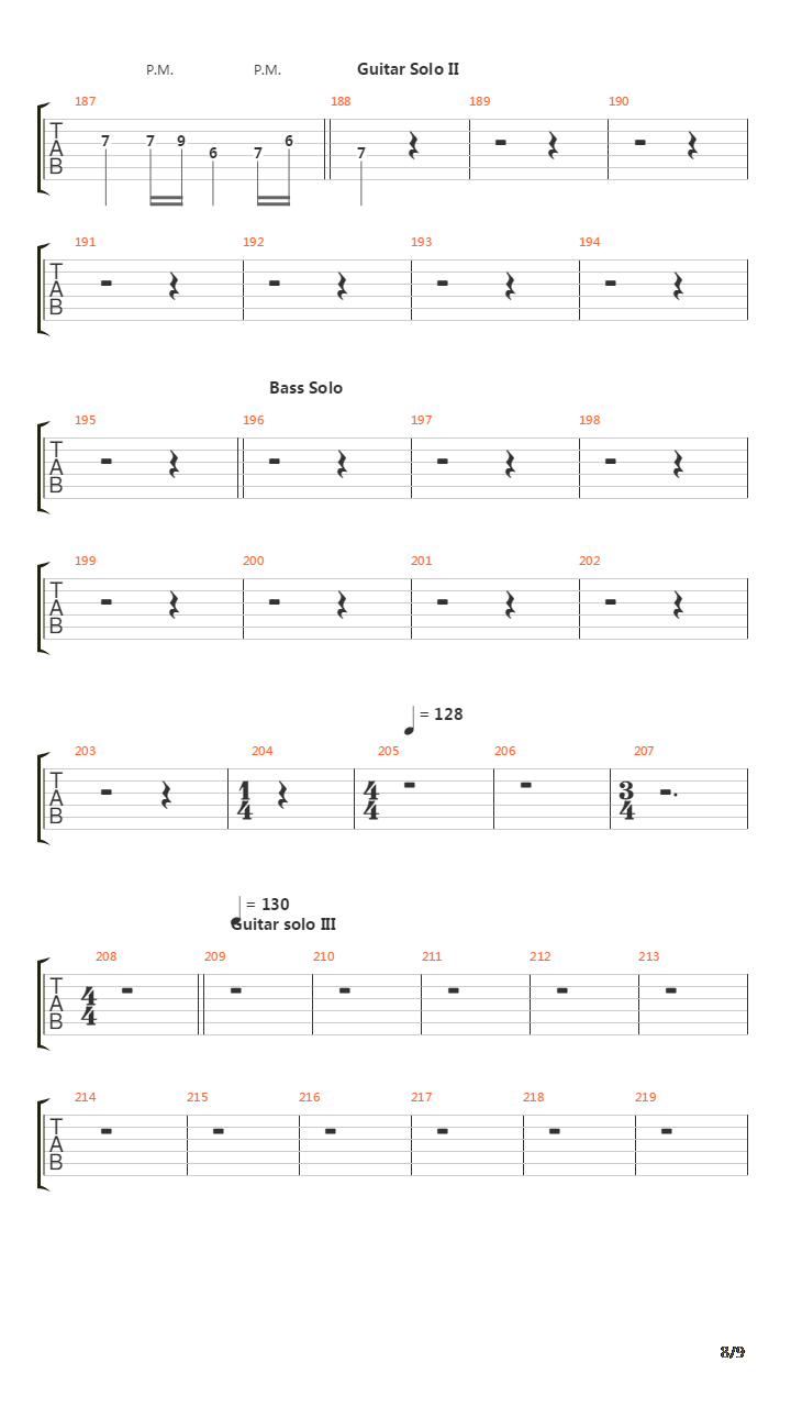 Orion(11)吉他谱