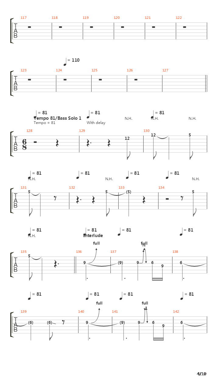 Orion(12)吉他谱