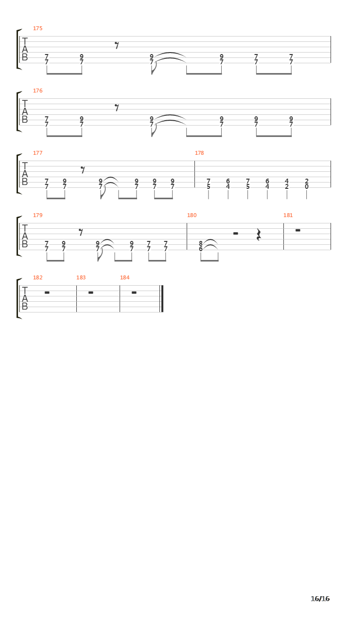 Sabbra Cadabra吉他谱