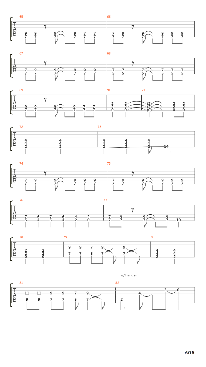 Sabbra Cadabra吉他谱