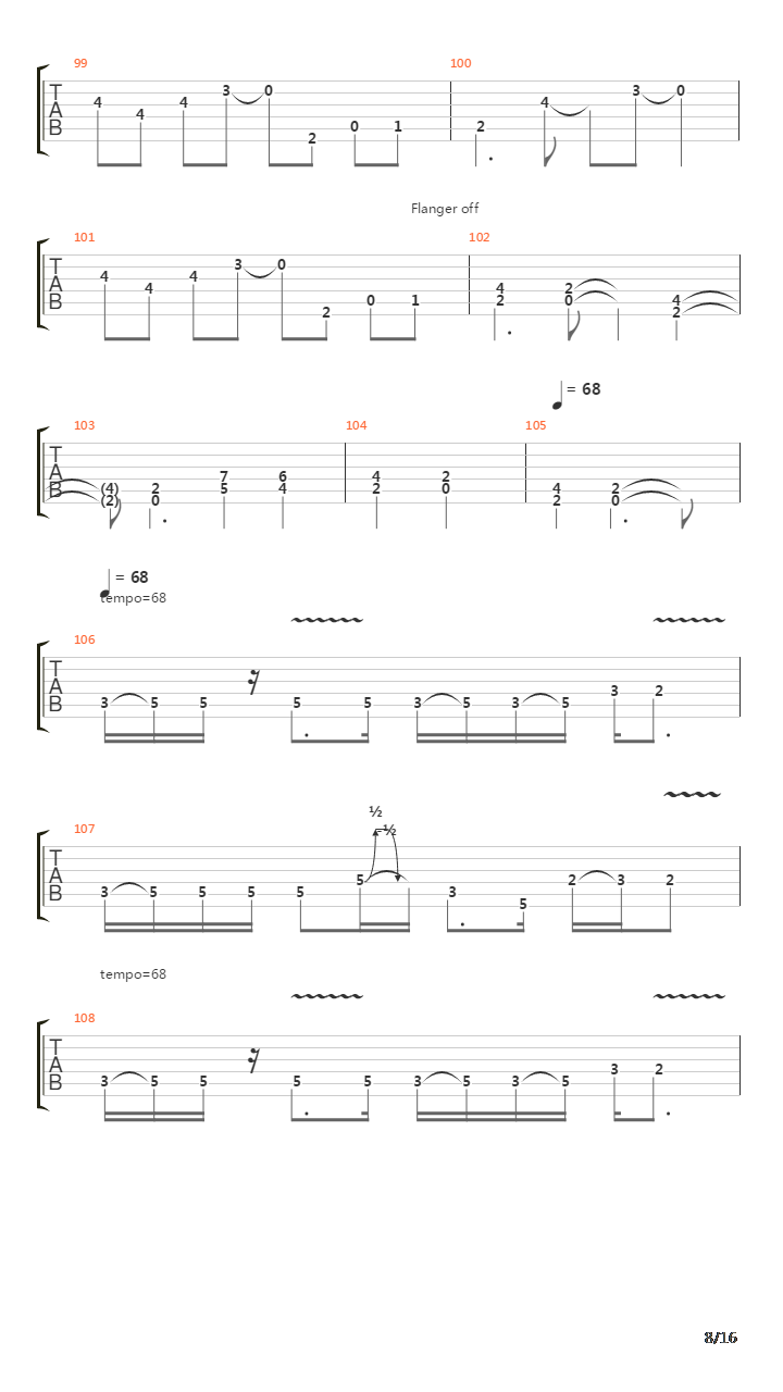 Sabbra Cadabra吉他谱