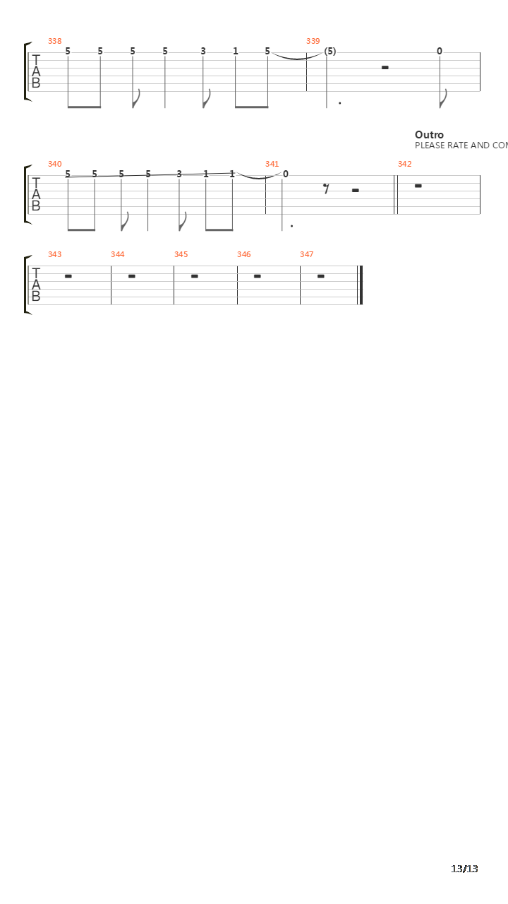 St Anger吉他谱