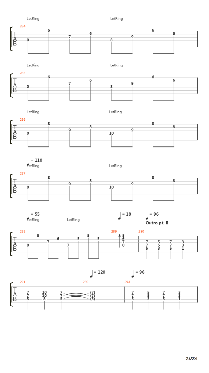 The Call Of Ktulu(14)吉他谱