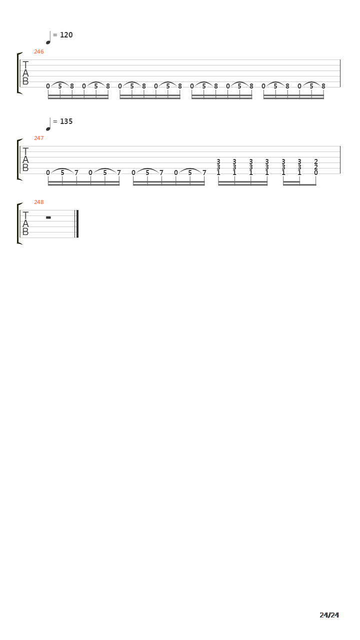 The Day That Never Comes吉他谱