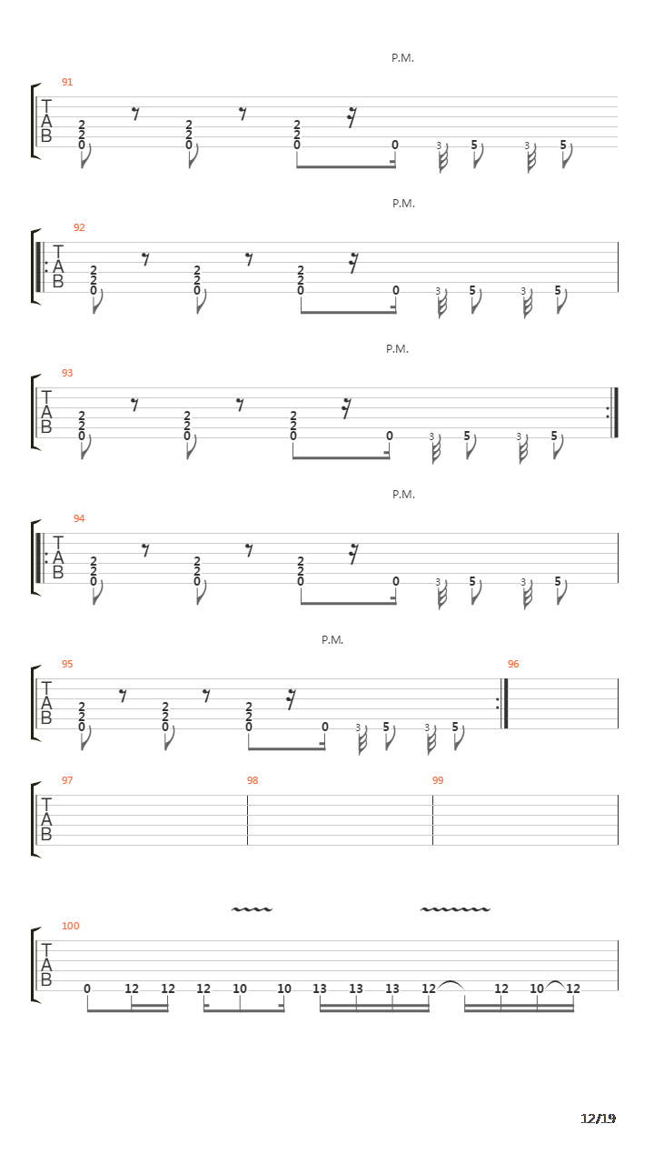 The End Of The Line吉他谱