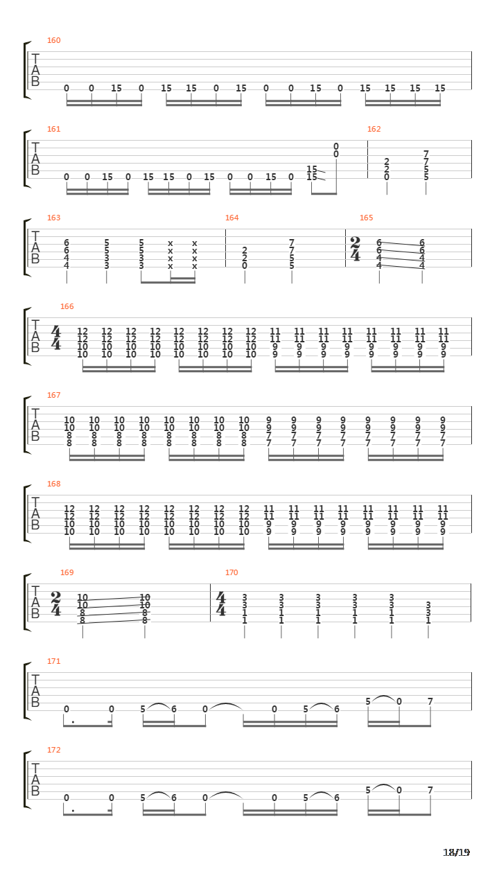 The End Of The Line吉他谱