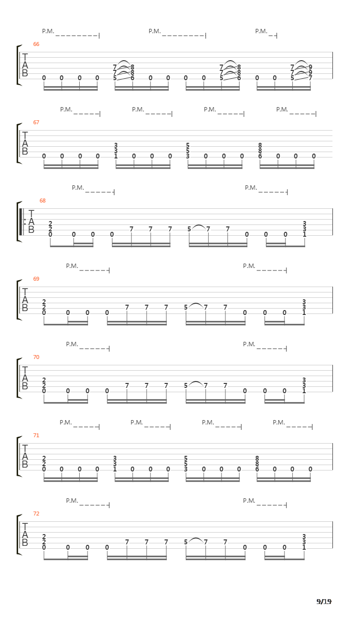 The End Of The Line吉他谱