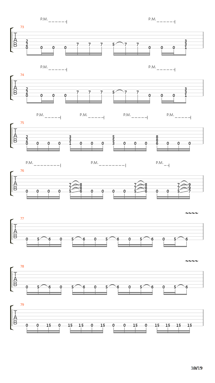 The End Of The Line吉他谱