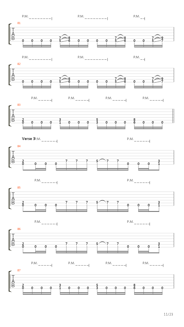 The End Of The Line吉他谱